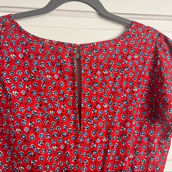 Red Floral Dress - Picture 6 of 6